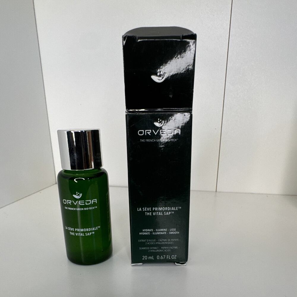 Orveda La Sève Primordiale Vital Sap Day Moisturizer HA Papaya Green 0.67